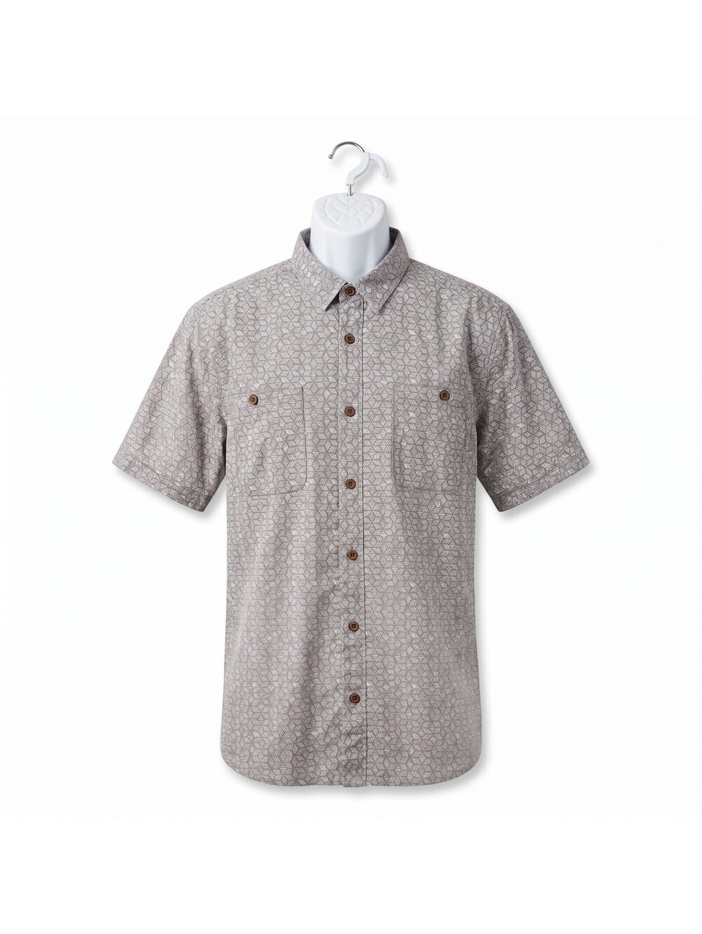 Patagonia Back Step Hemp Button Up Shirt Preppy Gorpcore Geometric Athleisure